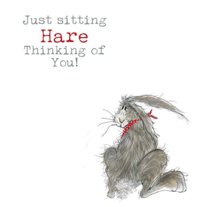 Thinking of You Hare Card