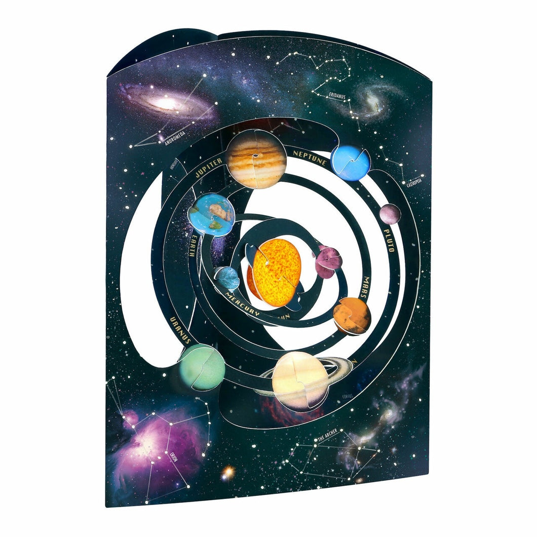 Solar System 3D Swing Card