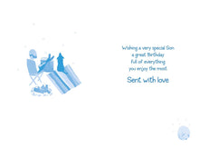 Load image into Gallery viewer, Son Camping Birthday Card
