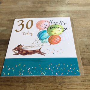 30th Birthday Card