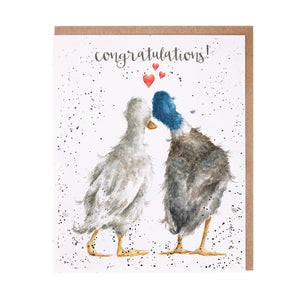 Duck Congratulations Card by Wrendale Designs