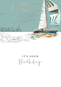 Sailing Boat Birthday Card