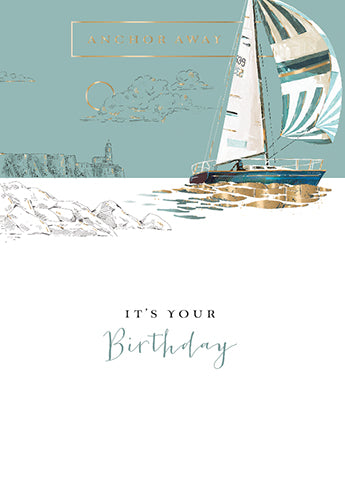 Sailing Boat Birthday Card