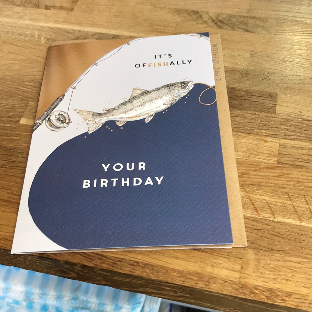 Fish Birthday Card