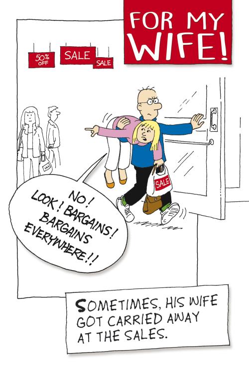 Norbert & Val Bargains Sales Wife Birthday Card