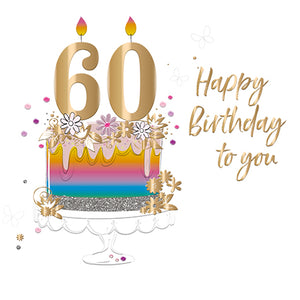 60th Birthday Card