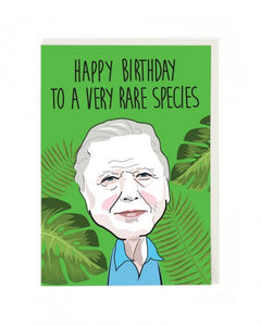 David Attenborough Birthday Card