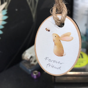 Bunny Forever Friend Plaque