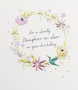 Daughter-in-Law Birthday Card