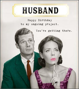 Husband Birthday Card