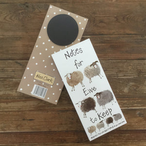 Magnetic Sheep‘ Notes for Ewe to keep’ To Do Shopping List Pad