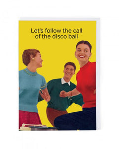 Disco Ball Blank Card