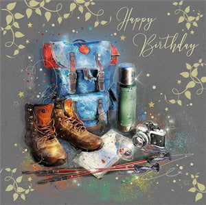 Walking Birthday Card