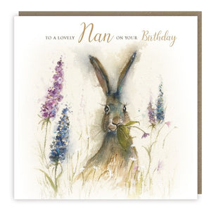 Nan Hare Birthday Card