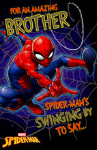 Load image into Gallery viewer, Brother Spider-man Birthday Card
