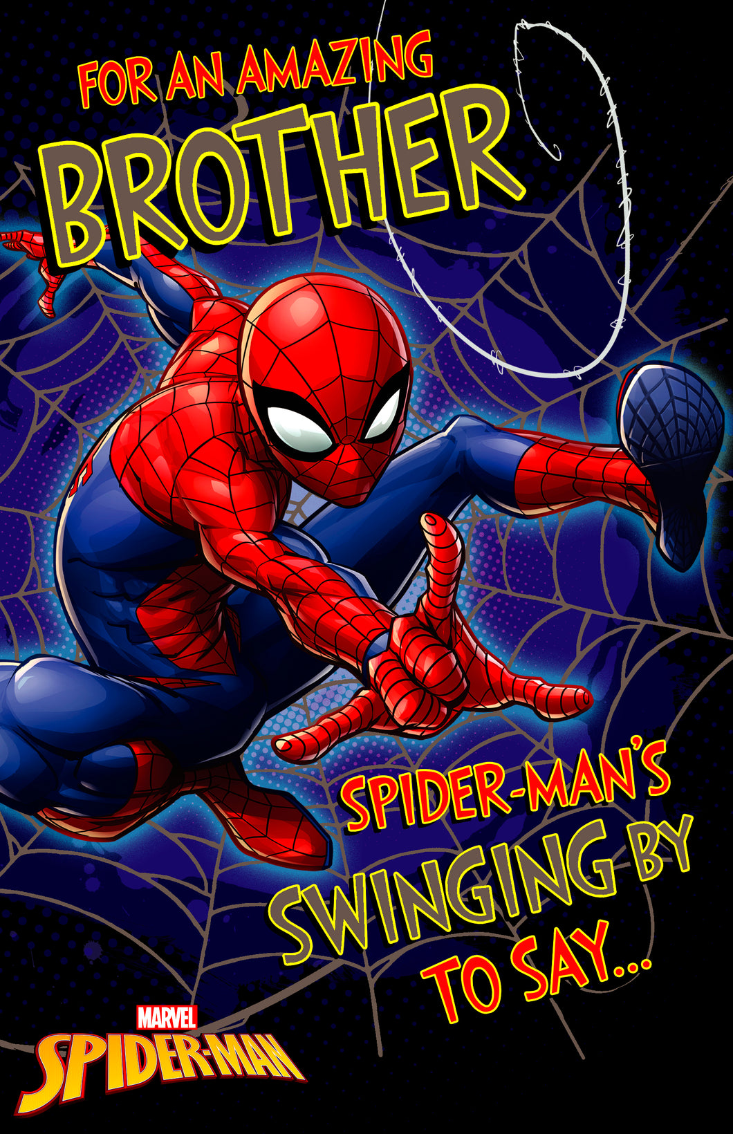 Brother Spider-man Birthday Card