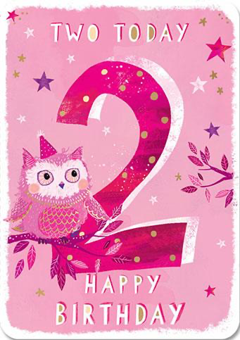 2nd Birthday Card