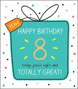 8th Birthday Card