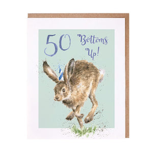 50th Birthday Card by Wrendale Designs