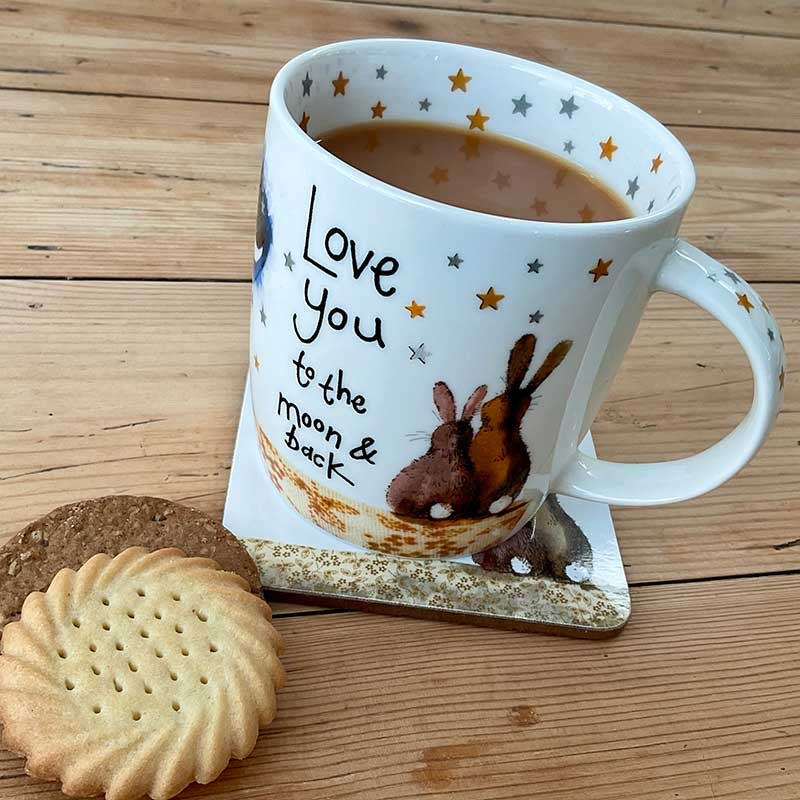 Love You To The Moon Mug by Alex Clark