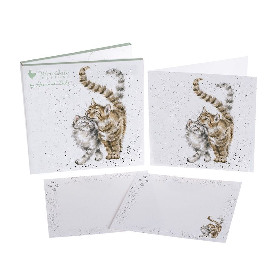 Pack of 12 Cat Notecards by Wrendale Designs