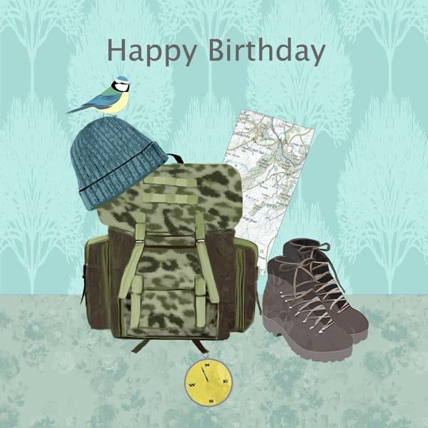 Walking Birthday Card