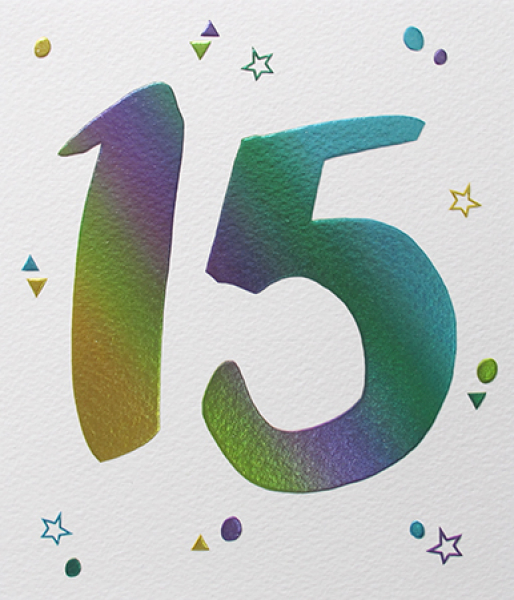 15th Birthday Card