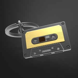 Tape Audio Cassette Keyring