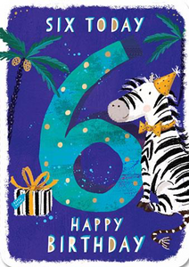 6th Birthday Card