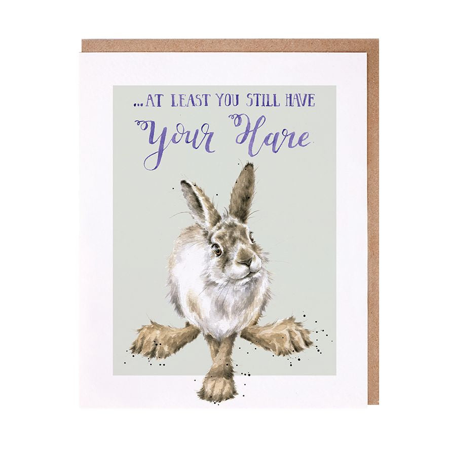 Hare Birthday Card by Wrendale Designs