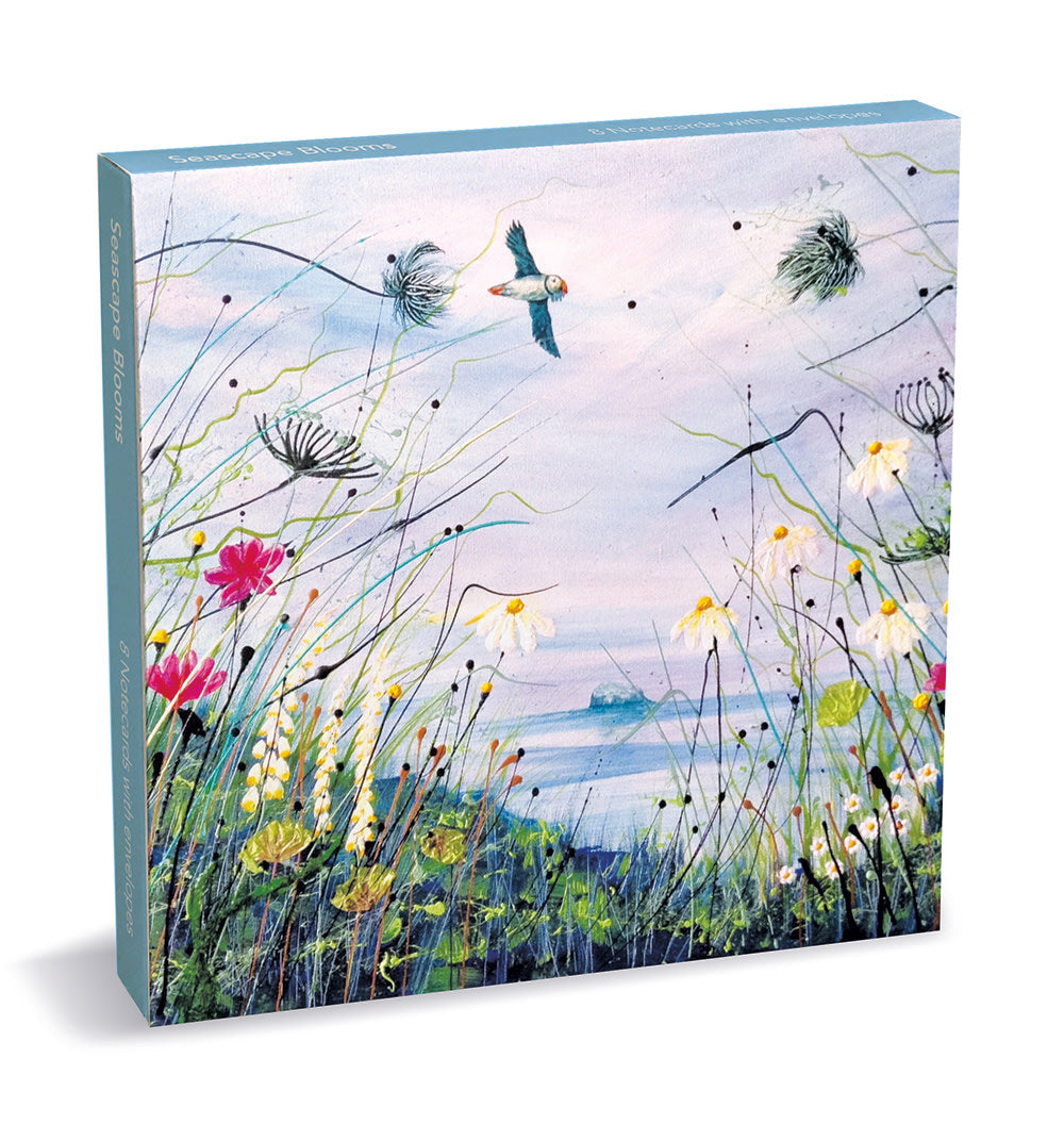 Seascape Blooms Pack of 8 Notecards