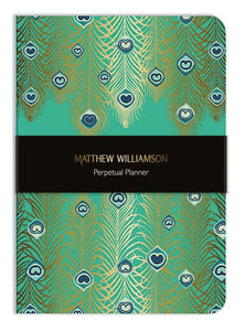 Peacock Feather Perpetual Planner