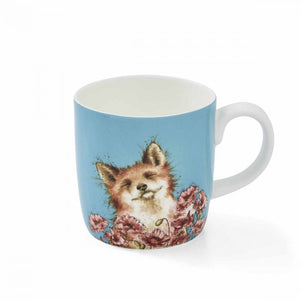 “Poppy Field“ Fox Large Mug By Wrendale Designs