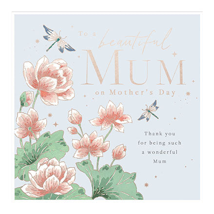 Beautiful Mum on Mother's Day Card