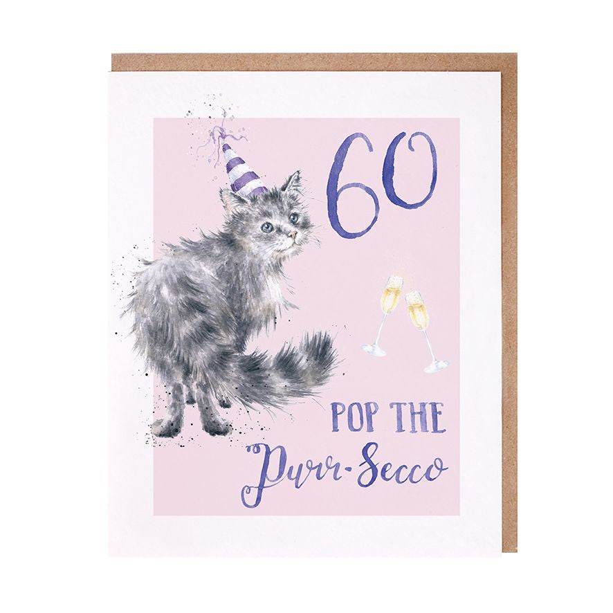 60th Birthday Card by Wrendale Designs