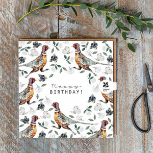 National Trust Pheasant Birthday Card