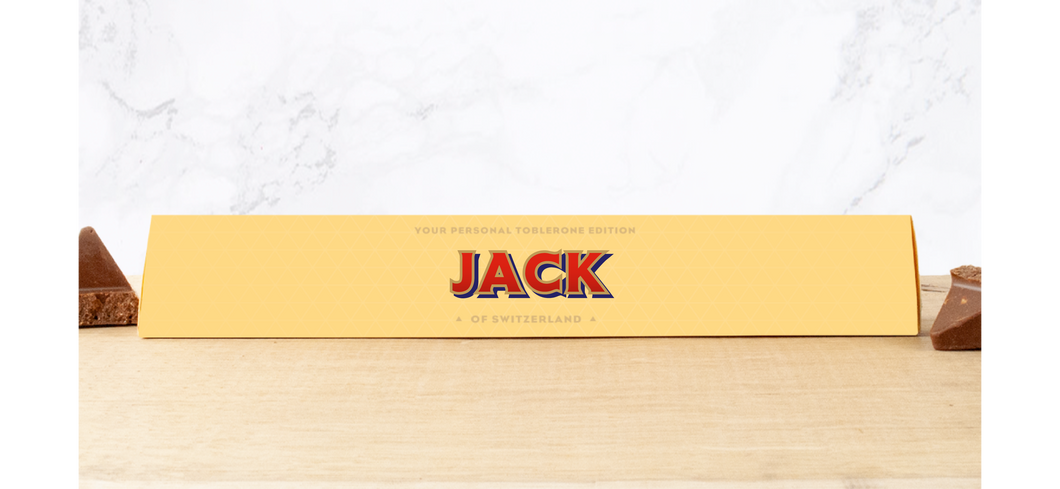 Jack Personalised Toblerone