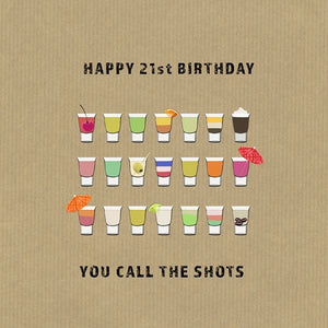 21st Birthday Card