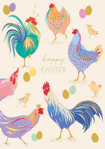 Chicken & Egg Easter Card by Sara Miller