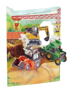 Tractor Blank 3D Swing Card