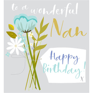 Nan Birthday Card