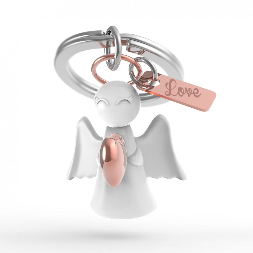 Love Angel Keyring