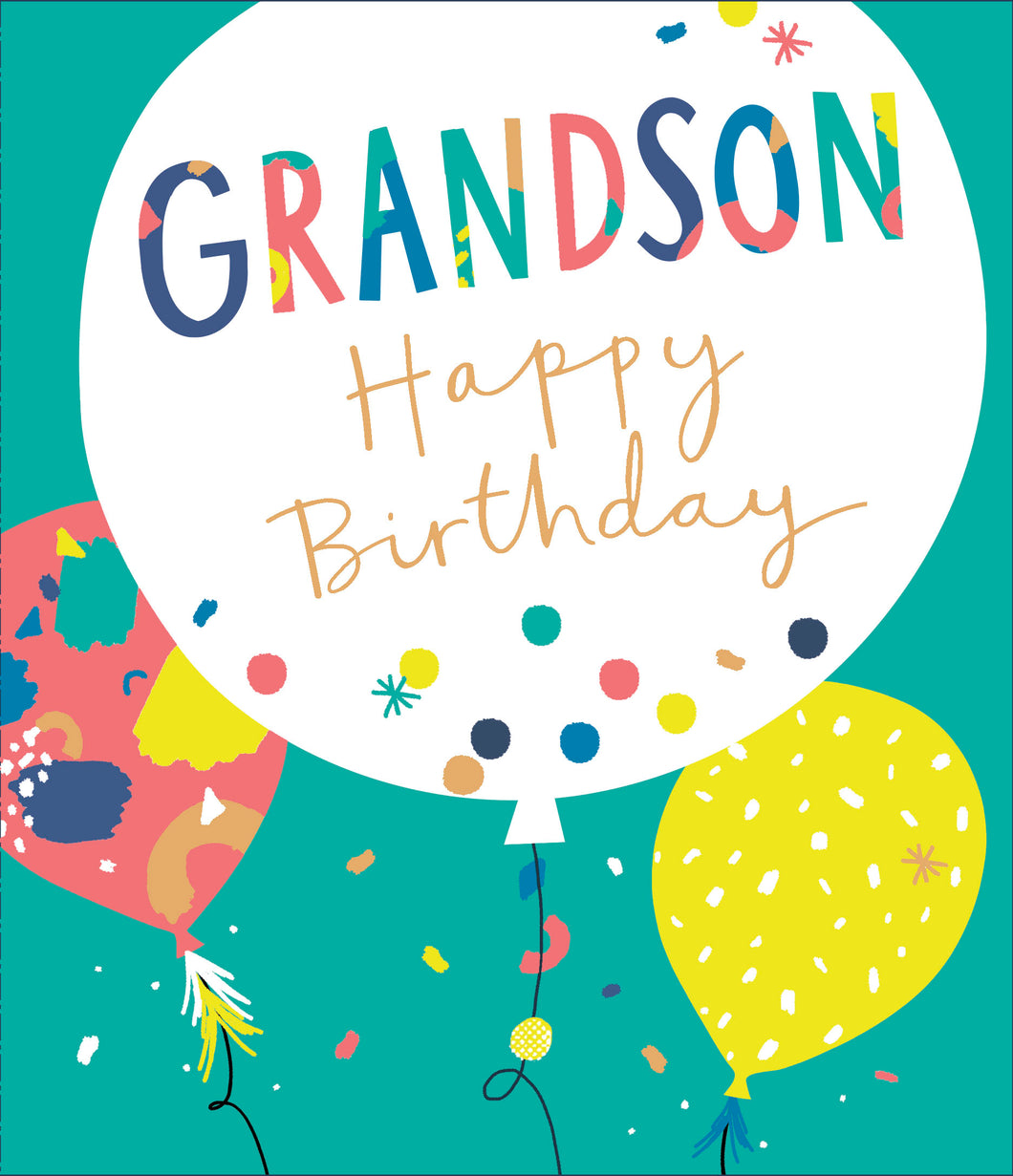 Grandson Birthday Card