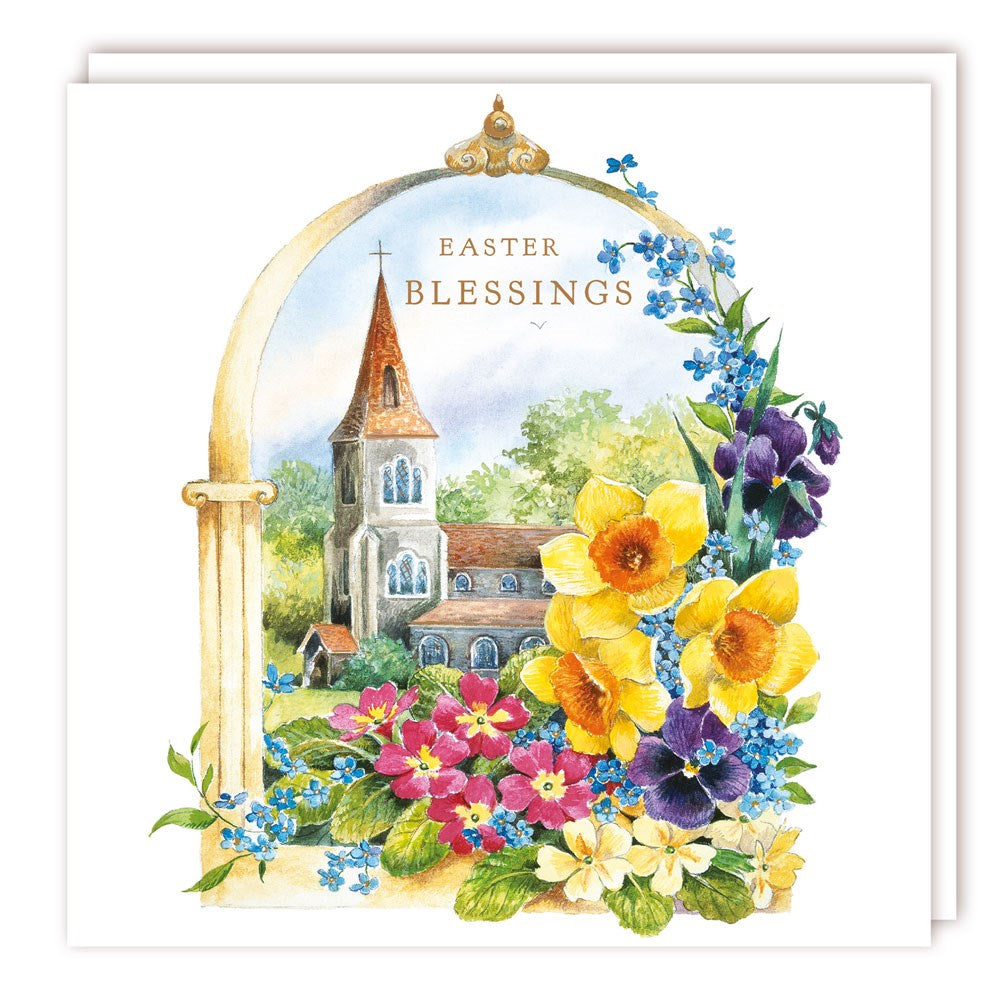 Easter Blessing Church Card