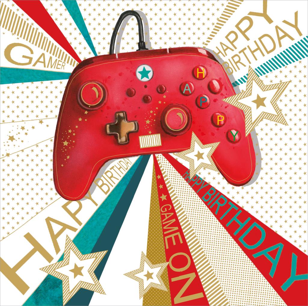 Gamer Birthday Card