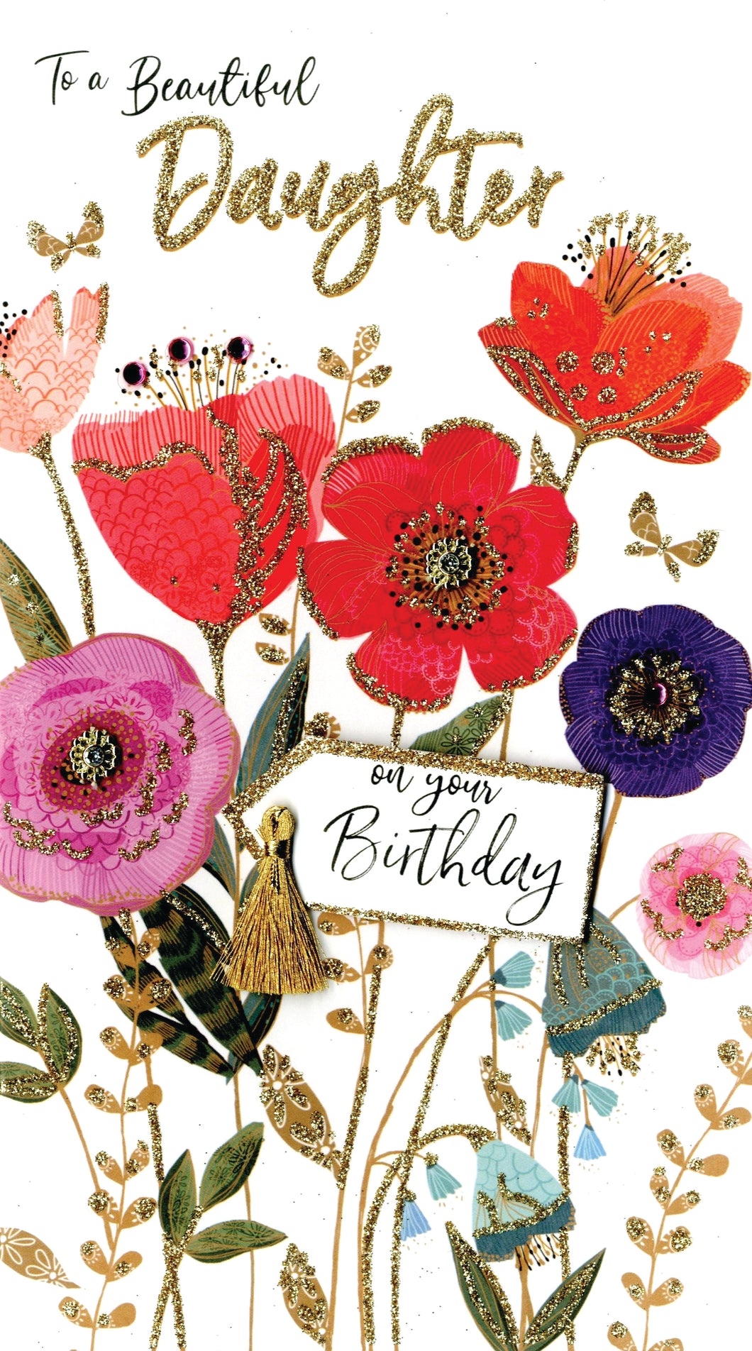 Beautiful Daughter Birthday Card