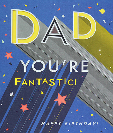 Fantastic Dad Birthday Card