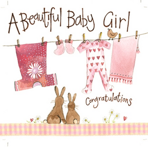 Baby Girl Card