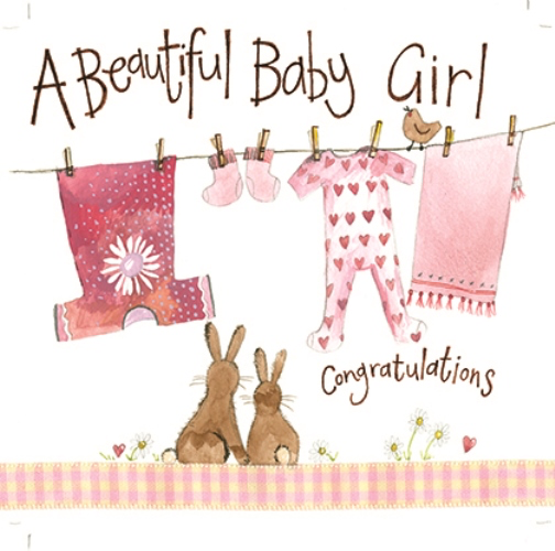 Baby Girl Card