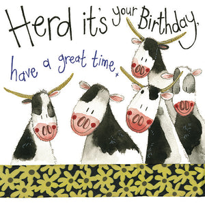 Herd it’s Your Birthday Cows Birthday Card